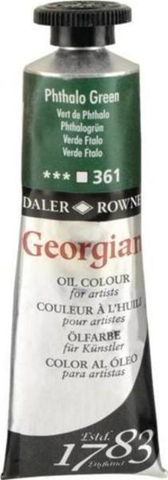 Daler Rowney Georgian Yağlı Boya 38 ml 361 Phthalo Green