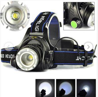 Boruit Led Kafa Feneri 2000Lm Xm-L T6 2000 Lumens 3 Modlu