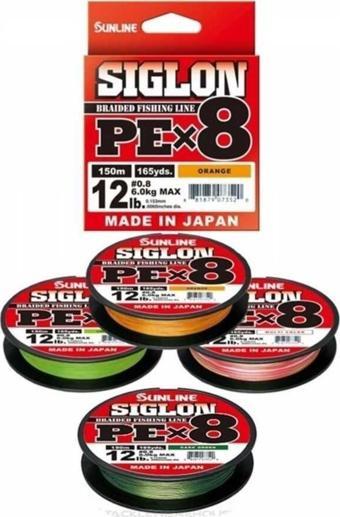 Sunline Siglon PE x 8 Dark Green 300mt İp Misina, PE 4: 0.342 mm