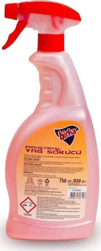 Birka Endüstriyel Yağ Sökücü 750 ml.