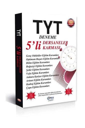 2022 TYT 5 li Dersaneler Karması Deneme Ankara Kariyer Akademi - Ankara Yayıncılık