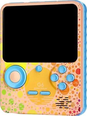 ScHitec G6 Retro 3.5 inç Tv Bağlanan 2.Joystickli Oyun Konsolu Pembe (666 Klasik Oyunlar)