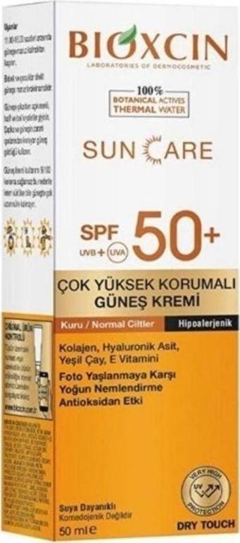 Bioxcin Sun Care Kuru Ciltler İçin Güneş Kremi SPF 50+ 50 ml