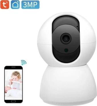 Blic Full HD Wifi 2.4GHZ Destekli Smart Home Akıllı PT Gece Görüşlü Kamera BLM17