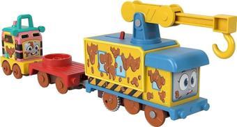 Fisher-Price Thomas ve Arkadaşları Pilli Motorlu Büyük Trenler VİNÇ GRUE Thomas Pilli Motorlu Tren