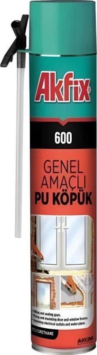 Akfix Genel Amaçlı Pipetli Pu Köpük 600 Gr