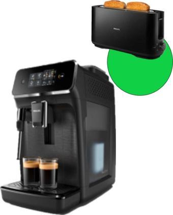 Philips 2200 Serisi Ep2220 Tam Otomatik Espresso Makinesi Hd2590 Ekmek Kızartma Hediyeli !!