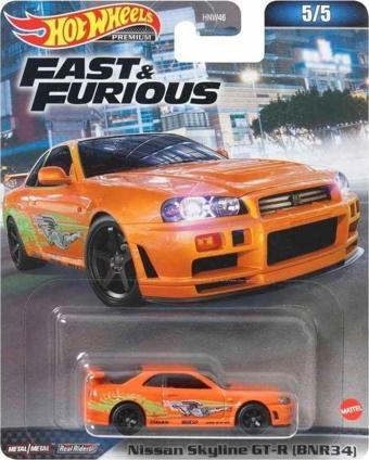 Hot Wheels Premium Fast & Furious Nissan Skyline GT-R (BNR34) HNW46 HKD21