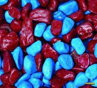 Vitasand REF-183 Bordo Mavi Fanus Çakılı 350 gr