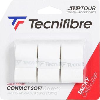 Tecnifibre Contact Soft 3'lü 0.6mm Beyaz Tenis Gribi 52ATPCONSO