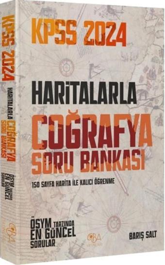 2024 KPSS Haritalarla Coğrafya Soru Bankası - Barış Salt 