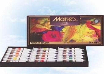 Maries Akrilik Boya 18 Renk x 12 ml. 818B