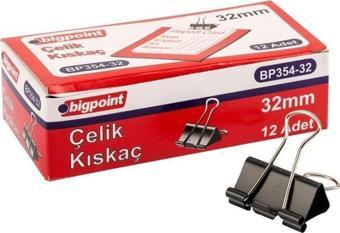 Bigpoint Çelik Kıskaç 32 mm 12'li Kutu