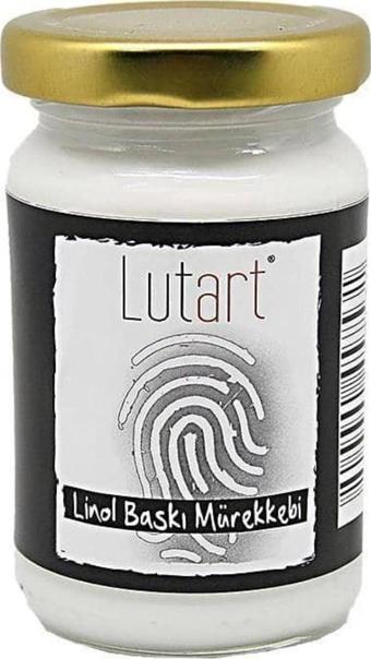 Lutart Linol Baskı Mürekkebi 100 ml. BEYAZ