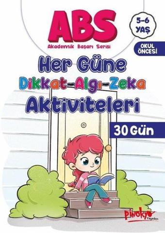 5 - 6 Yaş ABS - Her Güne Dikkat Algı Zeka Aktiviteleri 30 Gün - Buçe Dayı - Pinokyo