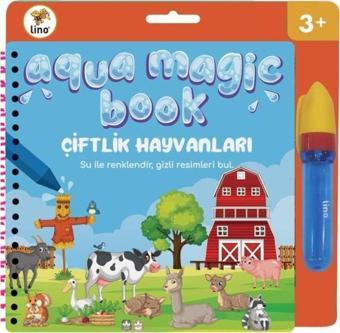 Lino Aqua Magic Book Sihirli Boyama Kitabı ÇİFTLİK HAYVANLARI