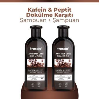 Tresan Kafein & Peptit Dökülme Karşıtı Şampuan 300 ml x2