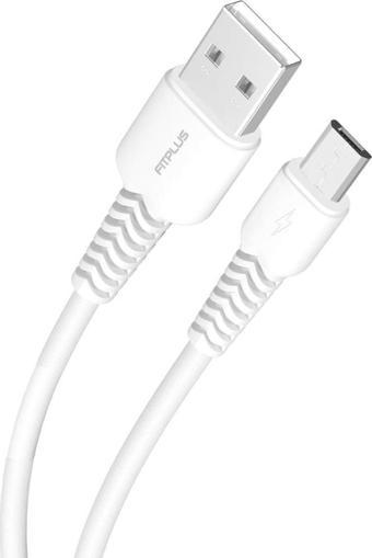 FitPlus Bianca B421 USB - Micro USB Flex Şarj Kablosu 2.4A 1mt