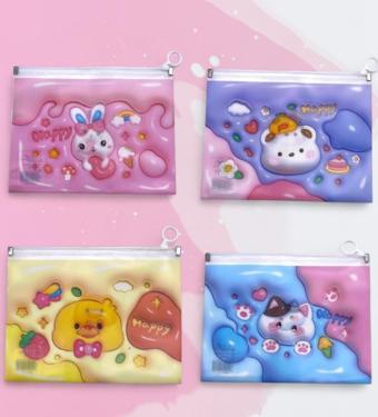 Unick Color 3D Happy Animal A5 Kilitli Dosya 1 Adet