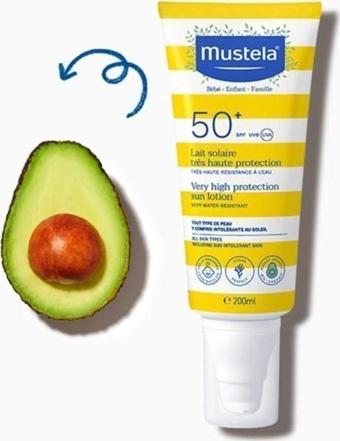 Mustela Yüksek Koruma Faktörlü Güneş Losyonu Tüm Aile Için Spf 50+ 200 Ml