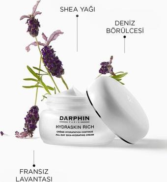 Darphin Nemlendirici- Hydraskin Rich All Day Skin Hydrating Cream- Kuru Ciltler 50 Ml 882381004651