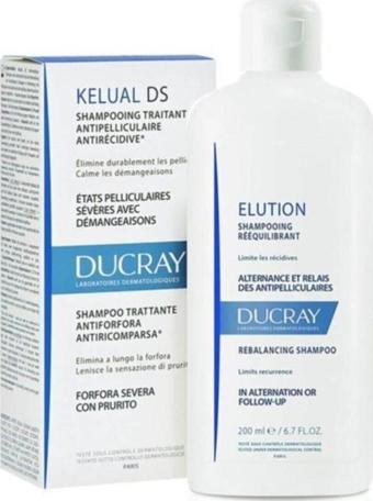 Ducray Kelual Ds Şampuan 100 Ml Ve Elution Şampuan 200 Ml Özel Fiyat