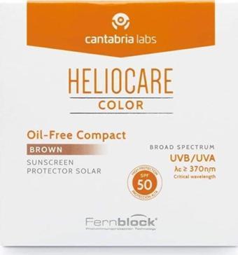 Heliocare Color Spf 50 Oil Free Compact Brown 10 Gr
