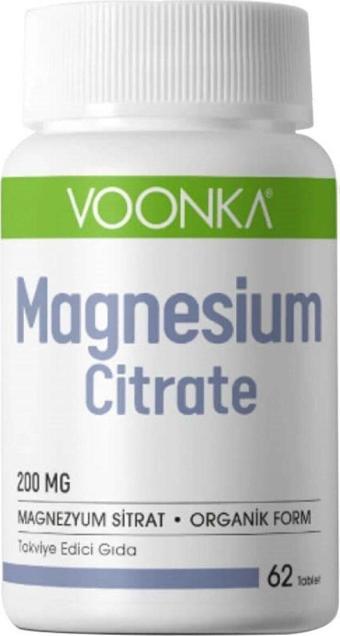 Voonka Magnesium Citrate 62 Kapsül