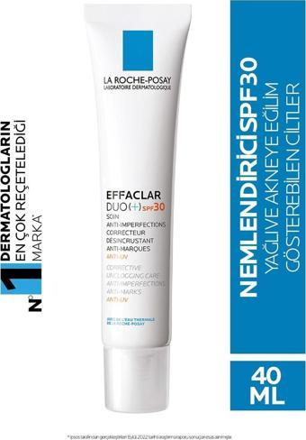 La Roche-Posay Yağlı Ciltler Için Krem Uva&Uvb Işınlarına Karşı Koruyucu Krem 40.Ml...Effaclar Duo (+) Spf30 -