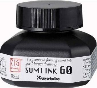 Zig Sumi Ink Çizim Mürekkebi 60 ml. (Çok Akıcı)