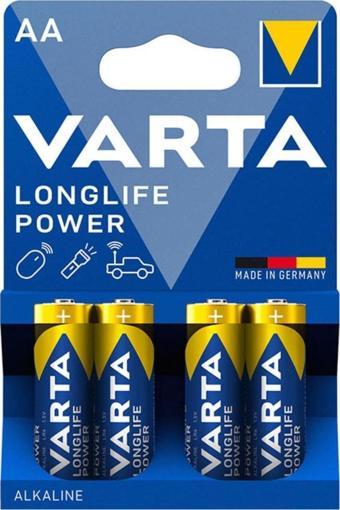 Varta Longlife Power 4'lü Alkalin AA Kalem Pil