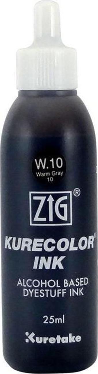 Zig Kurecolor Ink Alkol Bazlı Mürekkep W10 WARM GRAY 10