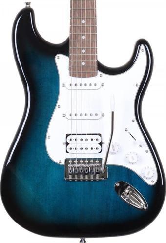 Madison MEG-2BLS Blue Burst Elektro Gitar (KILIF+PENA)