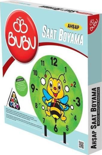 Bubu Ahşap Saat Boyama AC0008