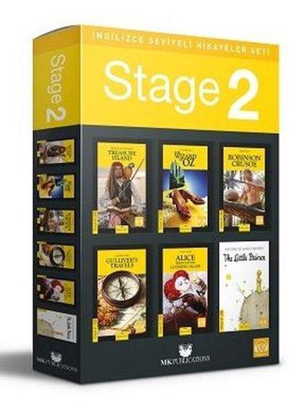 İngilizce Seviyeli Hikayeler Seti - Stage-2 - Kolektif  - MK Publications