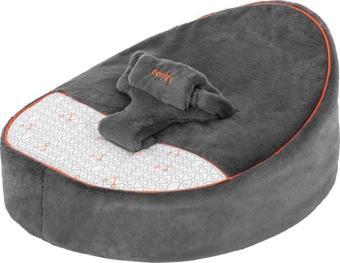 Gezenbebe Comfy Dolgulu Bebek Pufu - Charcoal