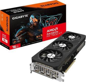 GIGABYTE Radeon RX 7600 XT GAMING OC 16G GDDR6 128Bit FSR 3 AMD Ekran Kartı