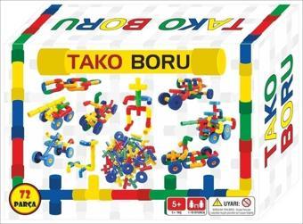 Zekice Tekerlekli Boru Lego 72 Parça Tako Boru