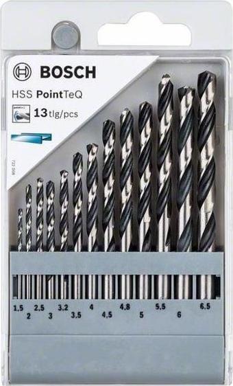 Bosch HSS PointTeQ Delme Uç 13 Parça Metal