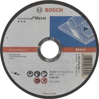 Bosch 125*1,6 mm Standard for Metal Düz