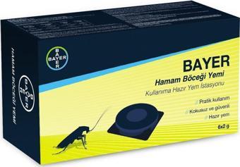 BAYER 6 PARÇA  X 2GR HAMAM BÖCEK YEMİ PLASTİK İSTASYON - YAPIŞKANLI (2818)