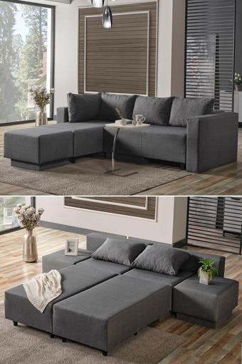 Kagu Corner Poly-Large Köşe Takımı-Kanepesi-Yatağı-Tv Ve Dinlenmesi 5 Farklı Model Tek Ürün