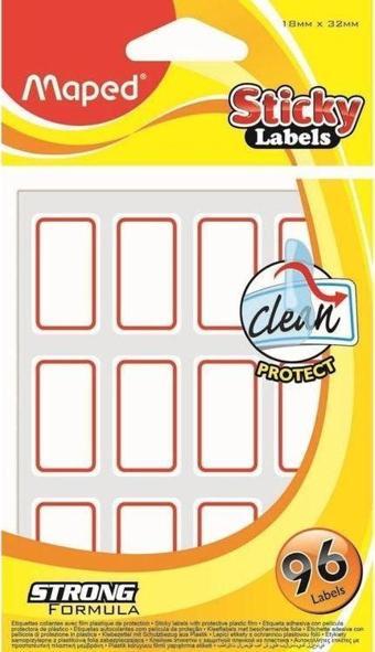 Maped Sticky Labels Üstü Korumalı Etiket 18x32 mm 96'lı 774510