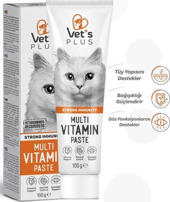 Vet's Plus Multivitamin Malt Macun 100gr (Bağışıklık Sistemi Destekleyici)