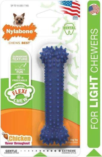 Nylabone Tavuk Aromalı Dental Köpek Oyuncağı XS