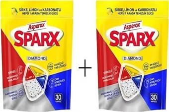 Asperox Sparx Bulaşık Makinesi Deterjanı 2 x 30 Tablet