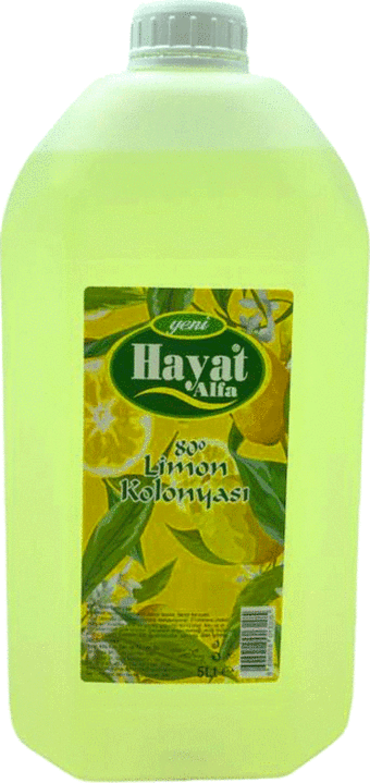 HAYAT 5LT LİMON KOLONYA BİDON (2818)