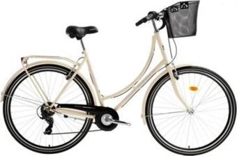 BİSAN PARADISE S KADIN ŞEHİR BİSİKLETİ 56CM V 28 JANT 7 VİTES KREM SİYAH