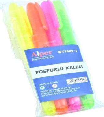 Alper Fosforlu Kalem 4 Renk WT7020-4