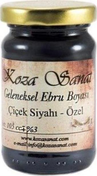 Koza Sanat Koza GELENEKSEL Ebru Boyası 105 cc. Çiçek Siyah